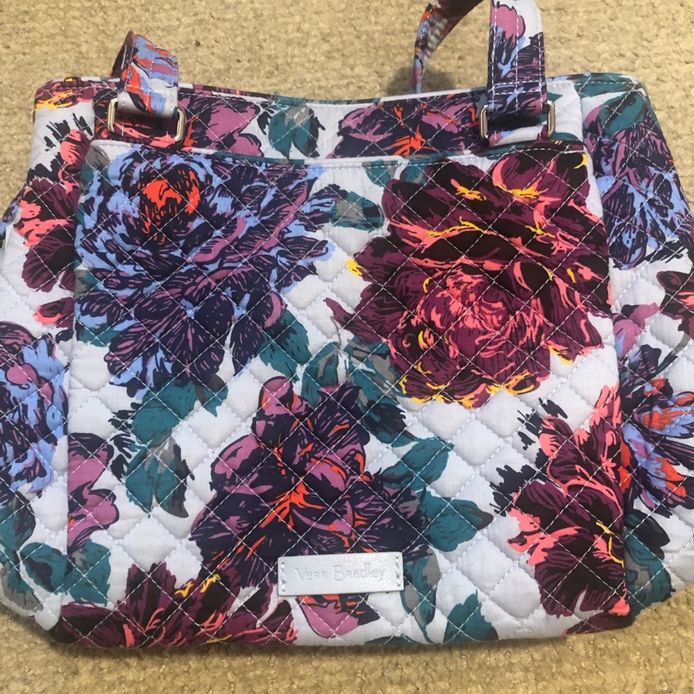 Vera Bradley Multi Compartment Shoulder Bag Firm Price